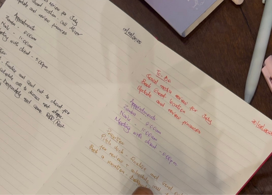 Journaling In Color