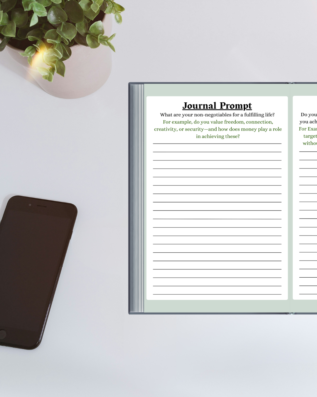 Financial Wellness Journal | Transform Your Money Mindset in 12 Guided Steps