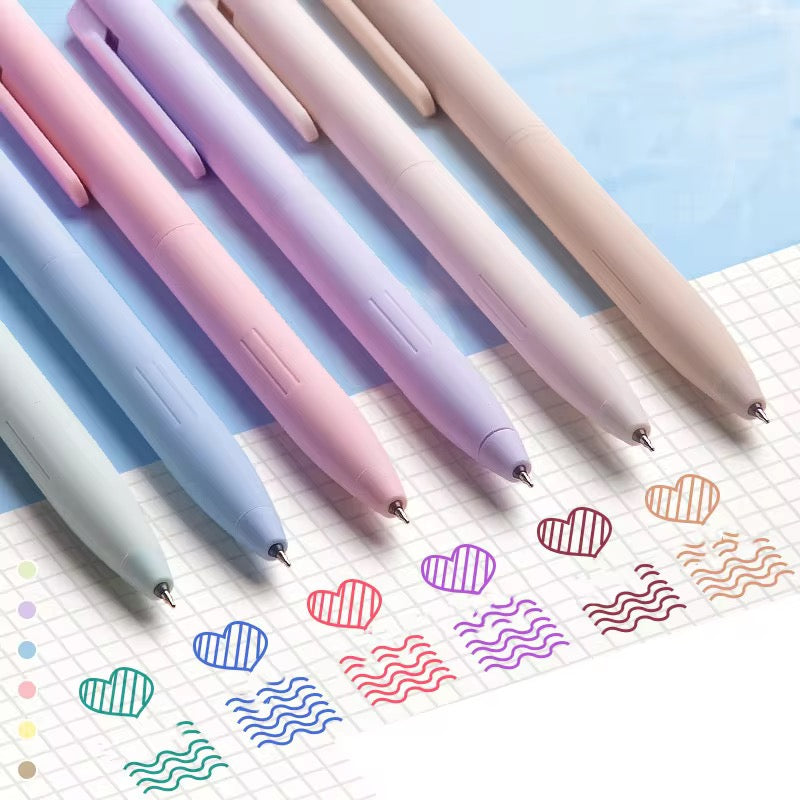 Morandi Pen Set – 6-Pack | Aesthetic Fine Tip Pens for Journaling & Planning