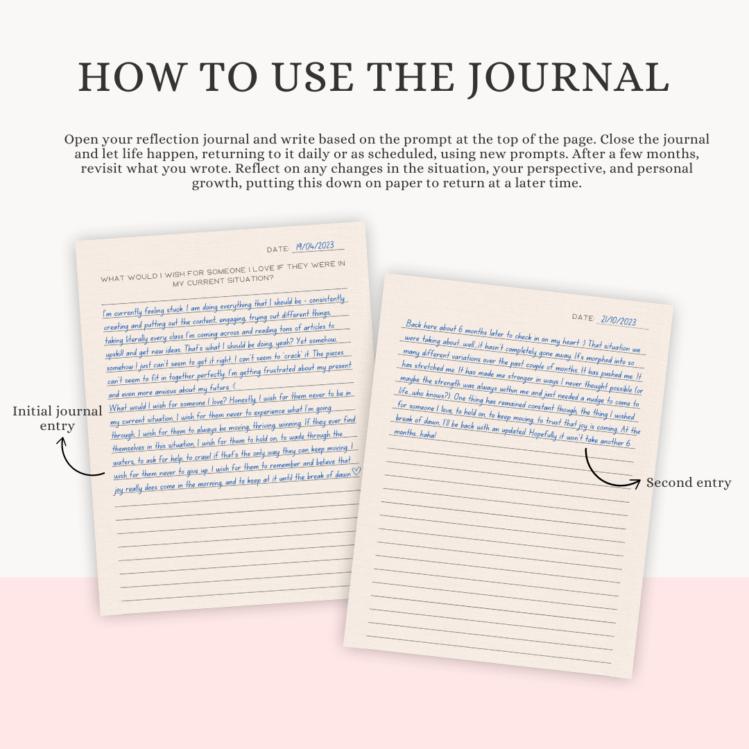 Reflection Journal | 100 Guided Prompts for Self-Awareness & Growth