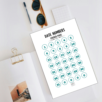 Date Planner Stickers | Track Important Days in Style