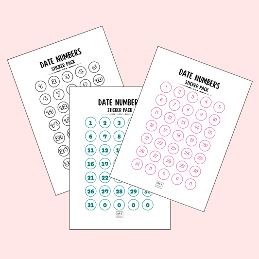 Dates Stickers