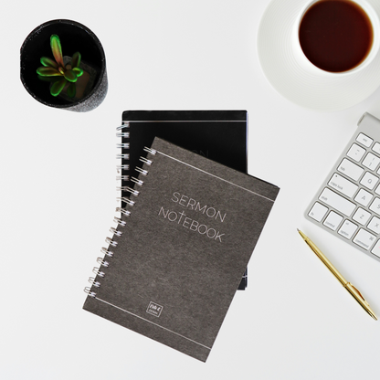 Sermon Notebook | Organized Note-Taking for Sermon Listening or Preaching
