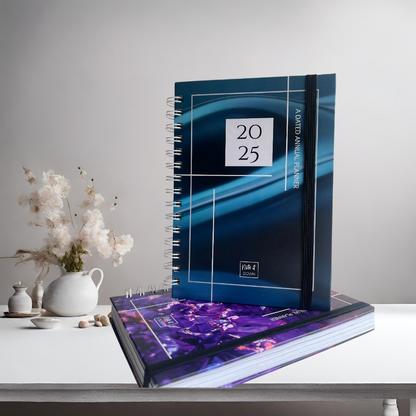2025 Annual Planner | Dated Yearly Planner with Monthly & Quarterly Goals