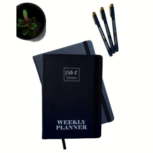 Weekly Planner X Fineliners Bundle