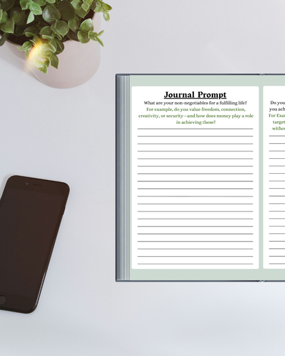 Financial Wellness Journal | Transform Your Money Mindset in 12 Guided Steps