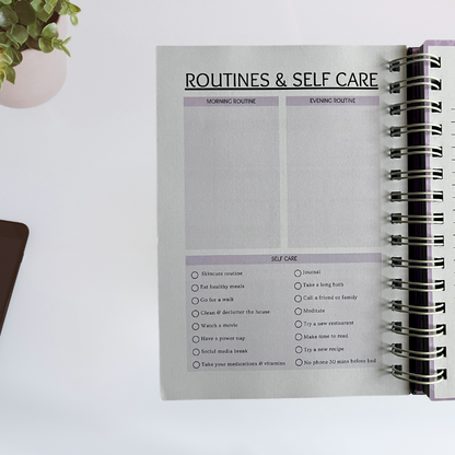2025 Annual Planner | Dated Yearly Planner with Monthly & Quarterly Goals