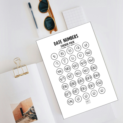 Date Planner Stickers | Track Important Days in Style
