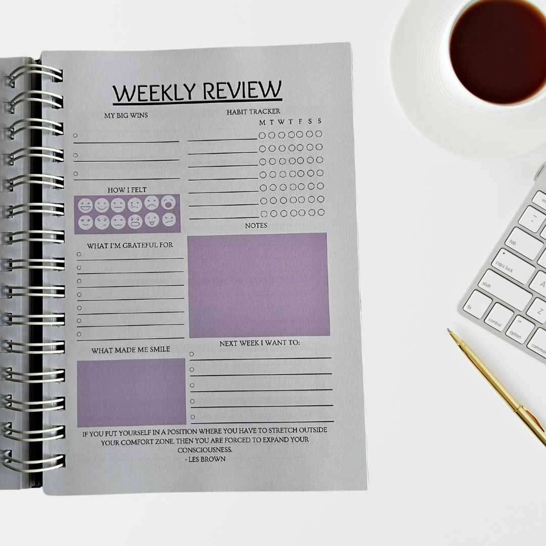 2025 Annual Planner | Dated Yearly Planner with Monthly & Quarterly Goals