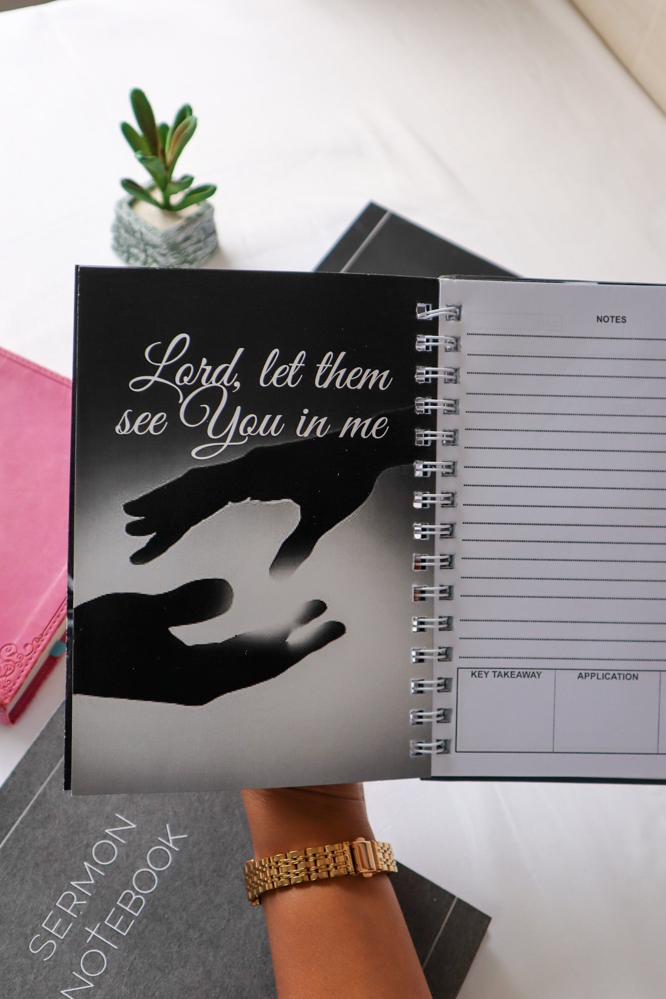 Sermon Notebook | Organized Note-Taking for Sermon Listening or Preaching