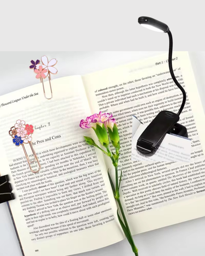 Bookish Reader’s Bundle | Reading Light & Bookmarks