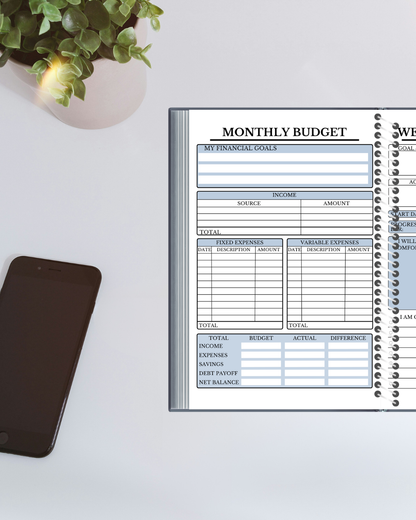 2026 Annual Planner | Dated Yearly Planner with Monthly & Quarterly Goals