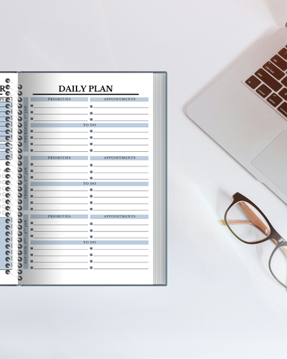 2026 Annual Planner | Dated Yearly Planner with Monthly & Quarterly Goals