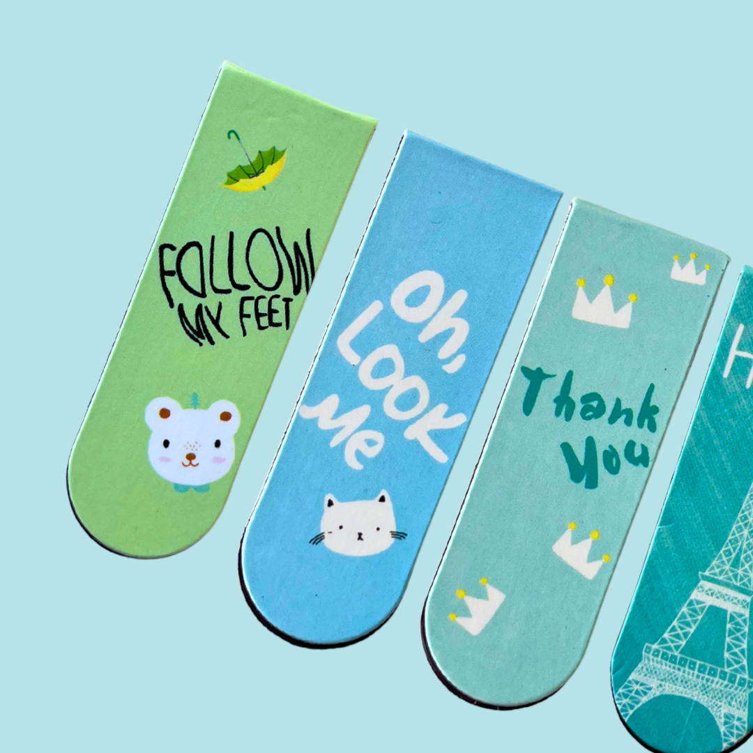 Magnetic Bookmarks | Cute & Playful Page Markers for Books, Journals & Planners