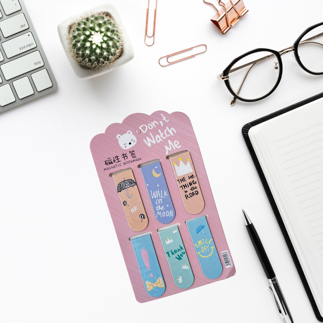 Magnetic Bookmarks | Cute & Playful Page Markers for Books, Journals & Planners