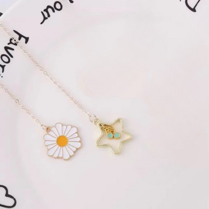 Tassel Bookmarks | Elegant Metal Charm Page Markers for Books & Journals