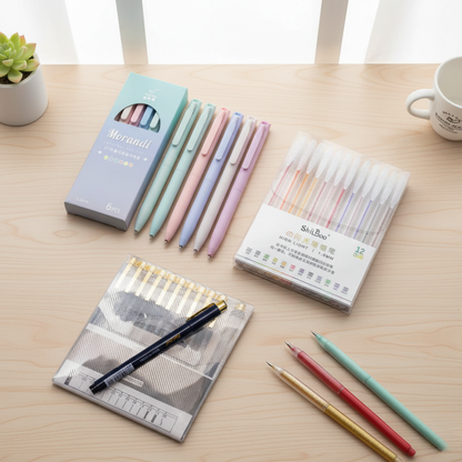 All-in-One Pen Bundle | Fineliners, Gel Pens & Morandi Pens Set