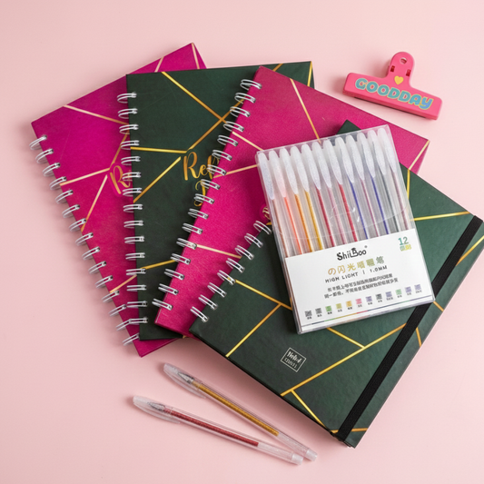 Reflection Journal + Gel Pens | Cultivate a Daily Journaling Habit