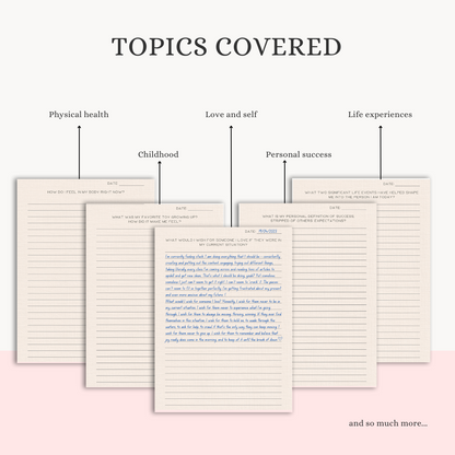 Reflection Journal | 100 Guided Prompts for Self-Awareness & Growth